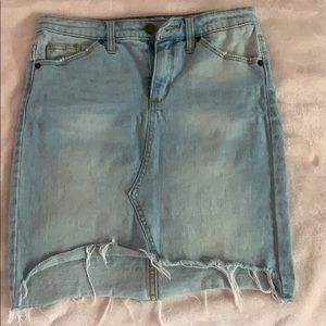 Denim skirt